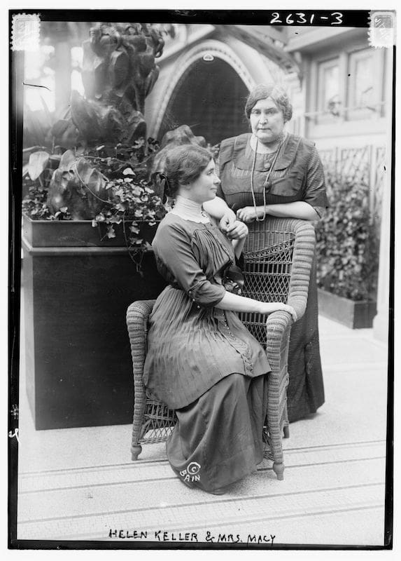 Helen Keller and Anne Sullivan